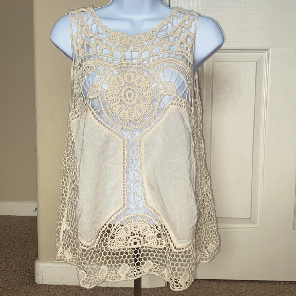 Macramé Cotton Tank